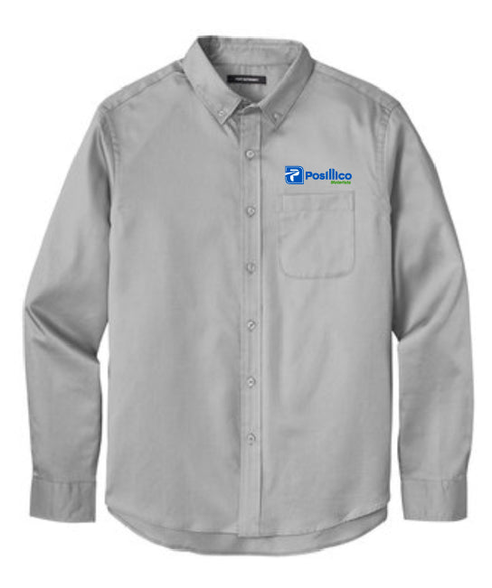 Port Authority® Long Sleeve SuperPro ™ React™ Twill Shirt - W808
