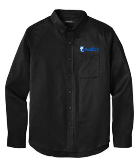 Port Authority® Long Sleeve SuperPro ™ React™ Twill Shirt - W808