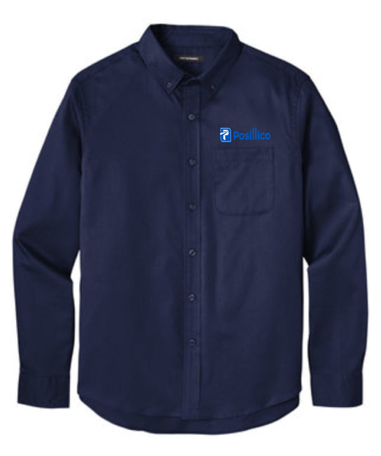 Port Authority® Long Sleeve SuperPro ™ React™ Twill Shirt - W808