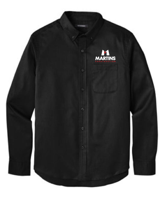 Port Authority® Long Sleeve SuperPro ™ React™ Twill Shirt - W808