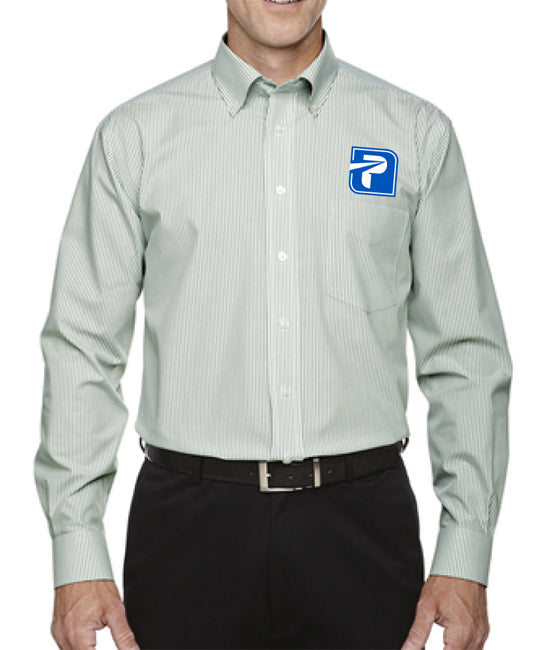 Devon & Jones Mens Crown Woven Collection Banker Stripe - D645