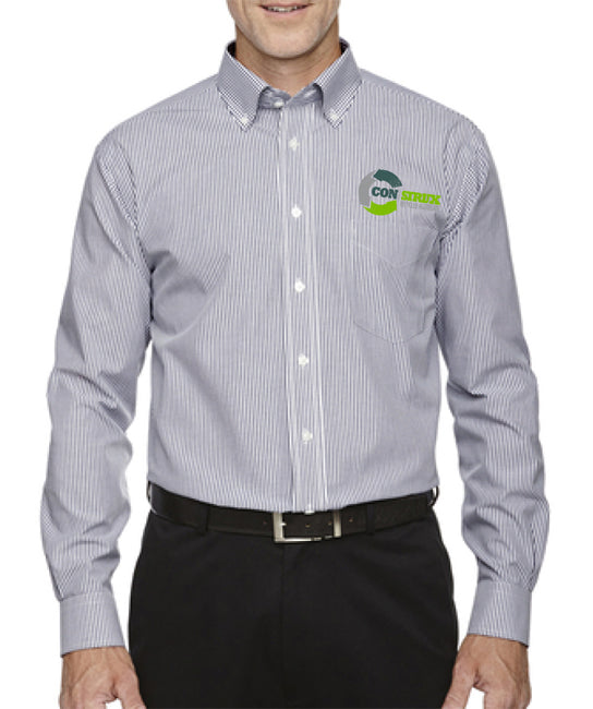 Devon & Jones Mens Crown Woven Collection Banker Stripe - D645