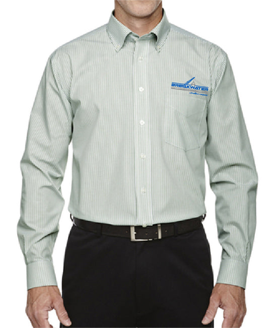Devon & Jones Mens Crown Woven Collection Banker Stripe - D645