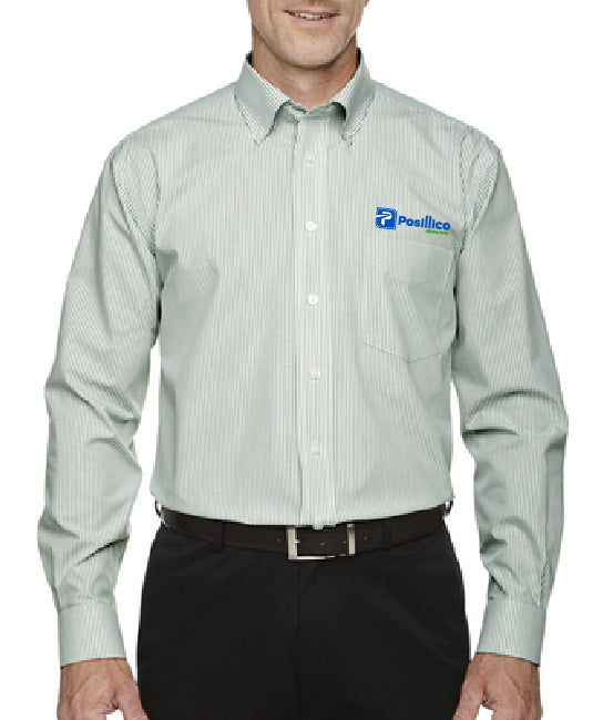 Devon & Jones Mens Crown Woven Collection Banker Stripe - D645