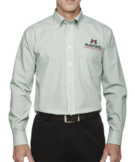 Devon & Jones Mens Crown Woven Collection Banker Stripe - D645