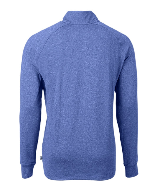Cutter & Buck Adapt Eco Knit Heather Mens Quarter Zip Pullover - MCK01086