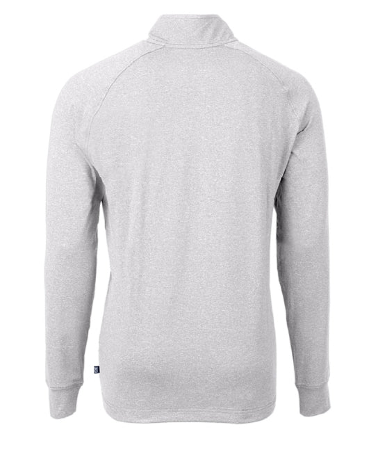 Cutter & Buck Adapt Eco Knit Heather Mens Quarter Zip Pullover - MCK01086
