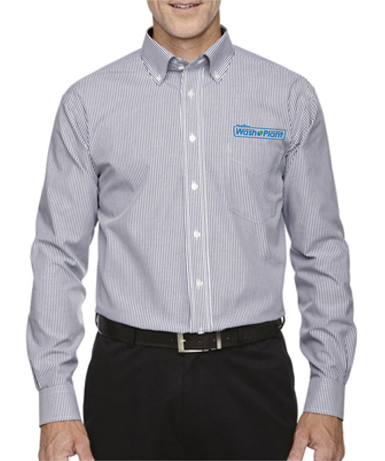Devon & Jones Mens Crown Woven Collection Banker Stripe - D645