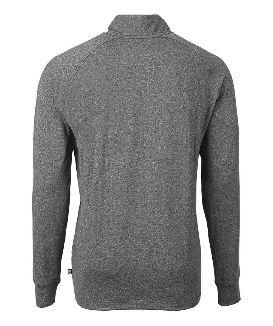 Cutter & Buck Adapt Eco Knit Heather Mens Quarter Zip Pullover - MCK01086