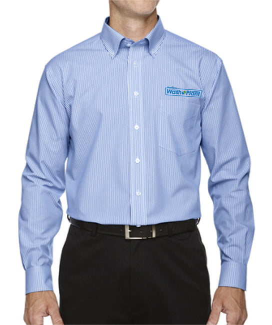Devon & Jones Mens Crown Woven Collection Banker Stripe - D645