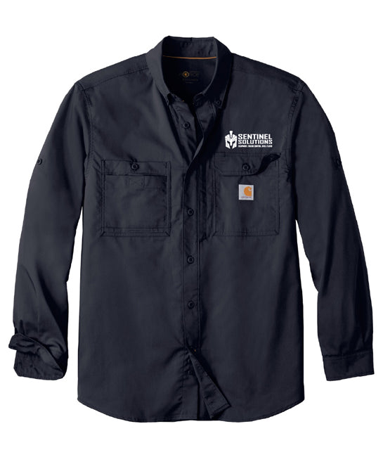 Carhartt Force Ridgefield Solid Long Sleeve Shirt - CT105291