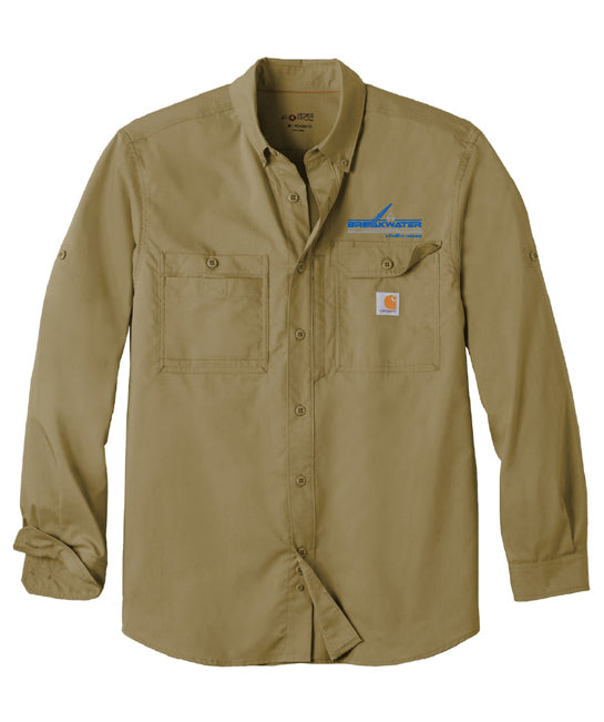 Carhartt Force Ridgefield Solid Long Sleeve Shirt - CT105291