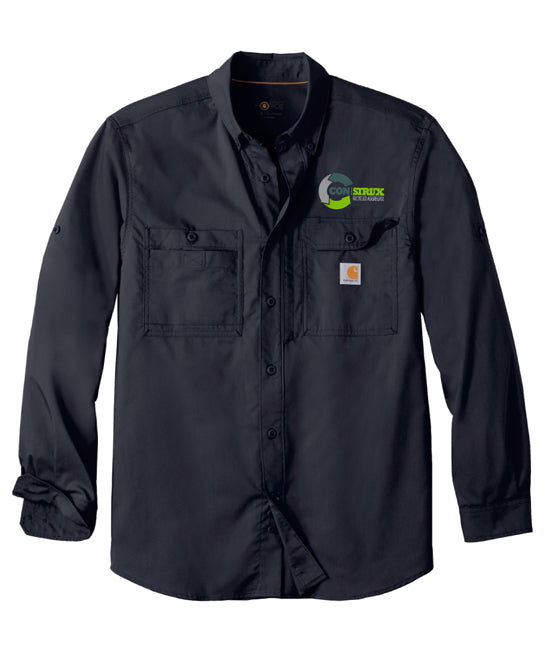 Carhartt Force Ridgefield Solid Long Sleeve Shirt - CT105291