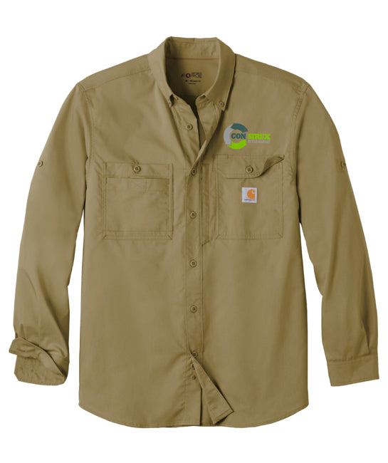 Carhartt Force Ridgefield Solid Long Sleeve Shirt - CT105291
