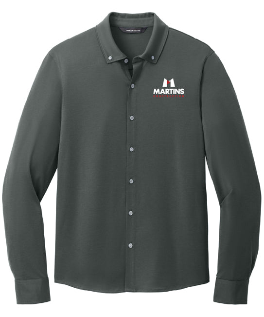 Mercer+Mettle™ Stretch Jersey Long Sleeve Shirt - MM1018