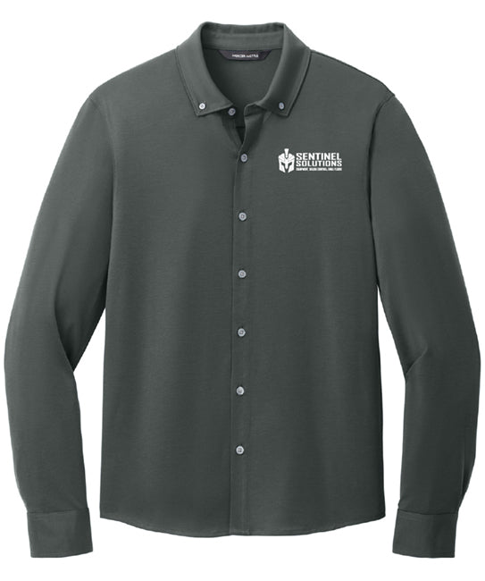 Mercer+Mettle™ Stretch Jersey Long Sleeve Shirt - MM1018
