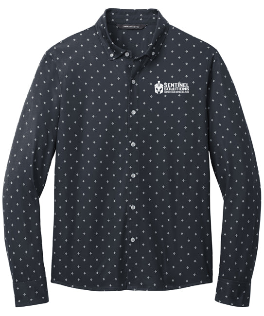 Mercer+Mettle™ Stretch Jersey Long Sleeve Shirt - MM1018
