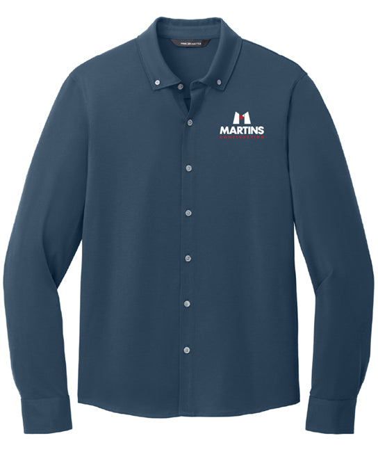 Mercer+Mettle™ Stretch Jersey Long Sleeve Shirt - MM1018