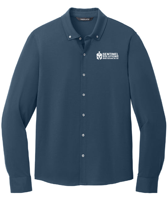 Mercer+Mettle™ Stretch Jersey Long Sleeve Shirt - MM1018