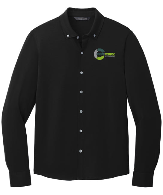 Mercer+Mettle™ Stretch Jersey Long Sleeve Shirt - MM1018