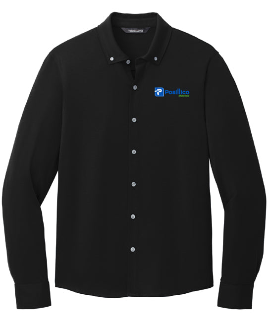 Mercer+Mettle™ Stretch Jersey Long Sleeve Shirt - MM1018