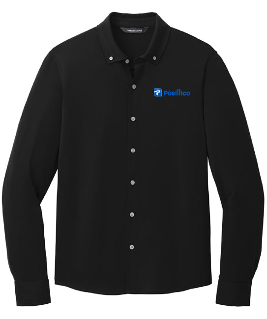 Mercer+Mettle™ Stretch Jersey Long Sleeve Shirt - MM1018