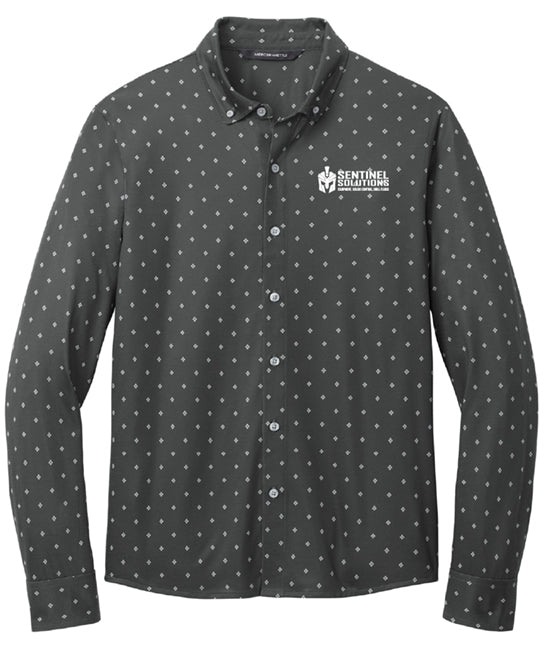 Mercer+Mettle™ Stretch Jersey Long Sleeve Shirt - MM1018