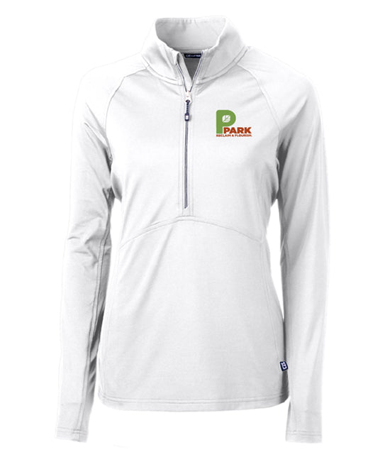 Cutter & Buck Adapt Eco Knit Stretch Recycled Womens Half Zip Pullover - LCK00128