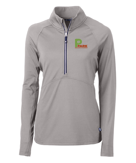 Cutter & Buck Adapt Eco Knit Stretch Recycled Womens Half Zip Pullover - LCK00128