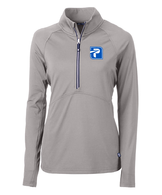 Cutter & Buck Adapt Eco Knit Stretch Recycled Womens Half Zip Pullover - LCK00128