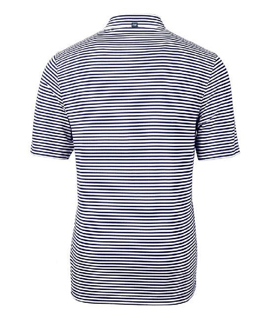 Cutter & Buck Virtue Eco Pique Stripe Recycled Mens Polo - MCK01168