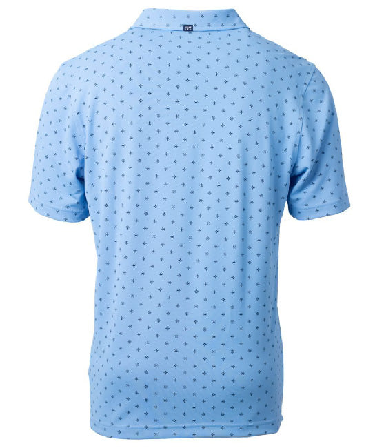 Cutter & Buck Virtue Eco Pique Tile Print Recycled Mens Polo - MCK01170