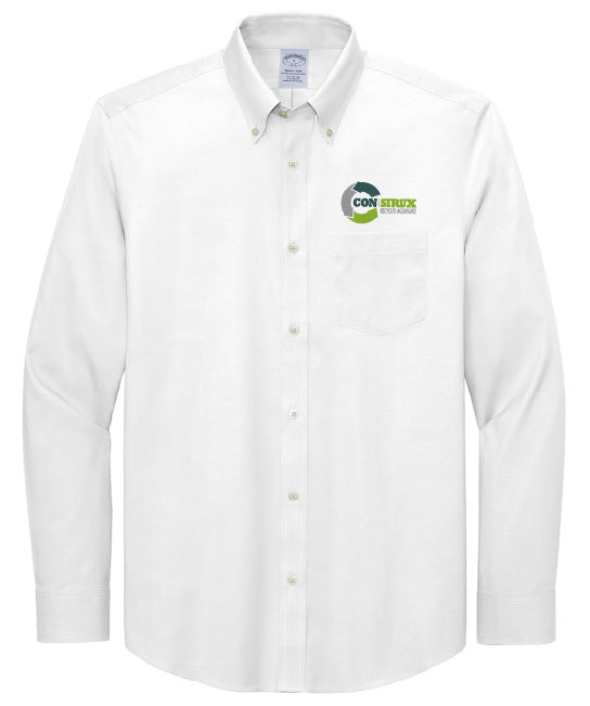 Brooks Brothers® Wrinkle-Free Stretch Pinpoint Shirt - BB18000