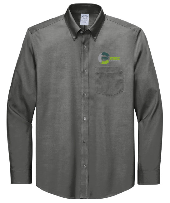 Brooks Brothers® Wrinkle-Free Stretch Pinpoint Shirt - BB18000