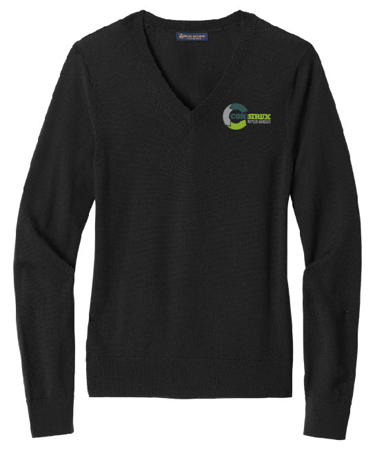 Brooks Brothers Women’s Cotton Stretch V-Neck Sweater - BB18401