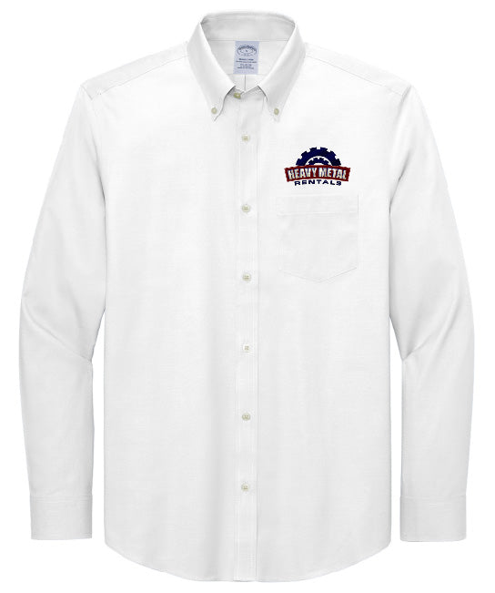 Brooks Brothers® Wrinkle-Free Stretch Pinpoint Shirt - BB18000