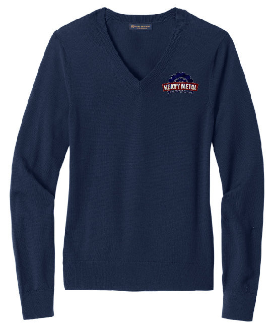Brooks Brothers Women’s Cotton Stretch V-Neck Sweater - BB18401