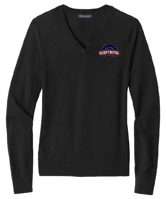 Brooks Brothers Women’s Cotton Stretch V-Neck Sweater - BB18401