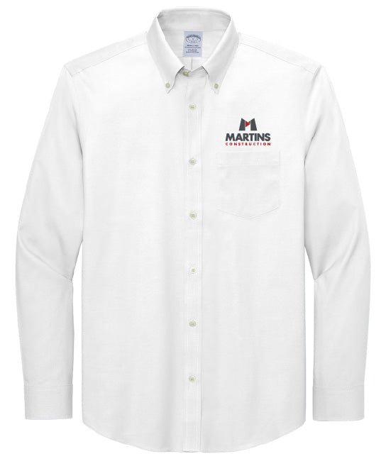 Brooks Brothers® Wrinkle-Free Stretch Pinpoint Shirt - BB18000