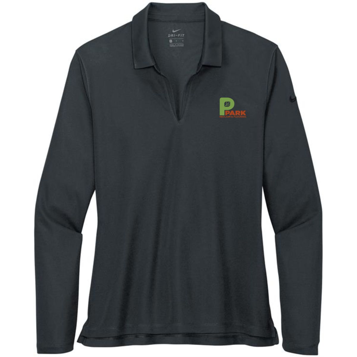 Nike Ladies Dri-FIT Micro Pique 2.0 Long Sleeve Polo - NKDC2105