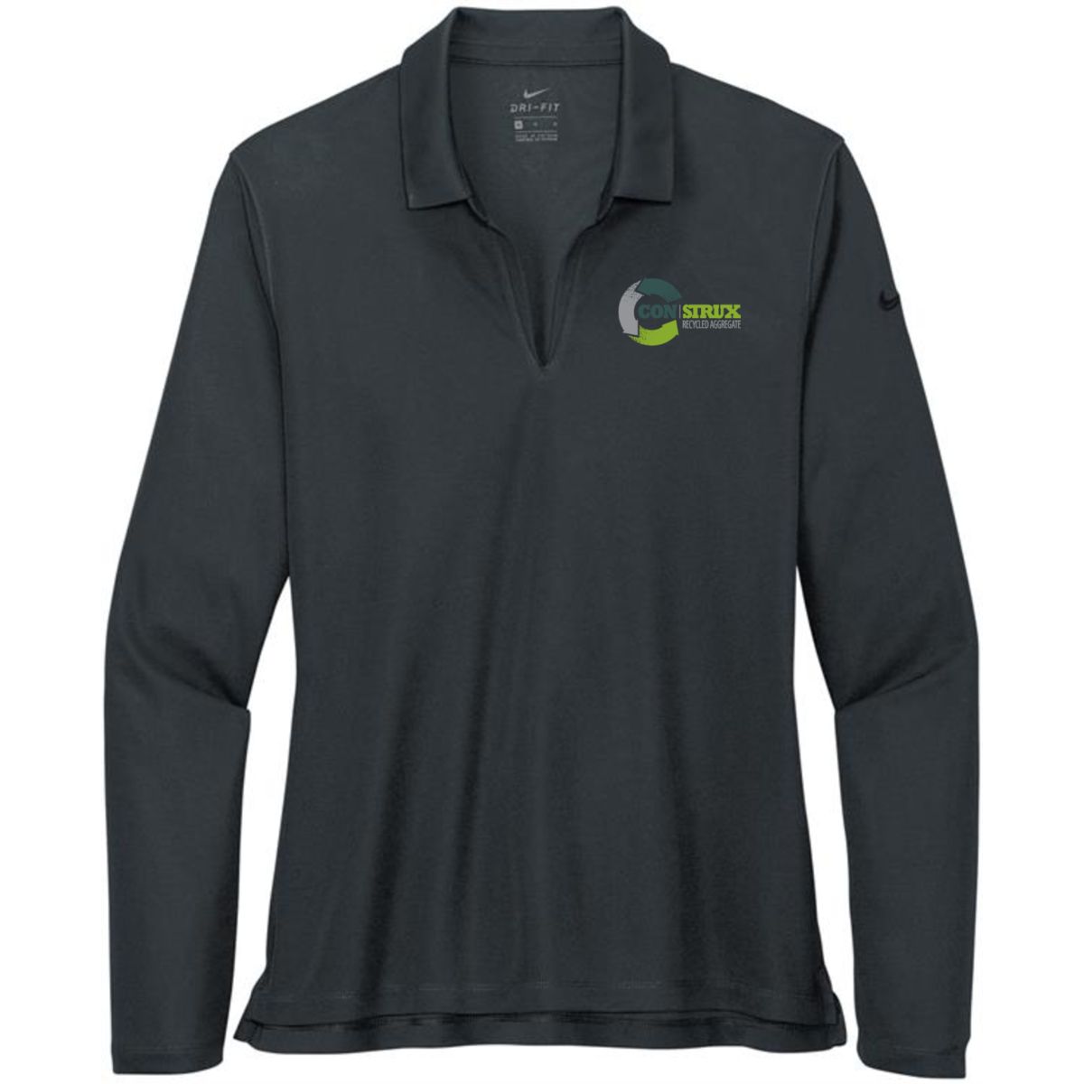 Nike Ladies Dri-FIT Micro Pique 2.0 Long Sleeve Polo - NKDC2105
