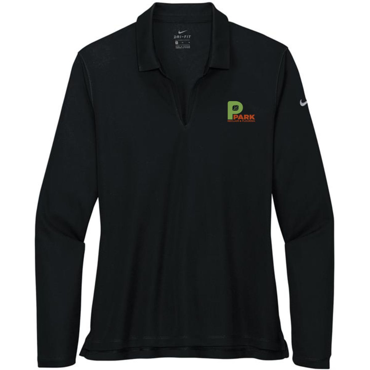 Nike Ladies Dri-FIT Micro Pique 2.0 Long Sleeve Polo - NKDC2105