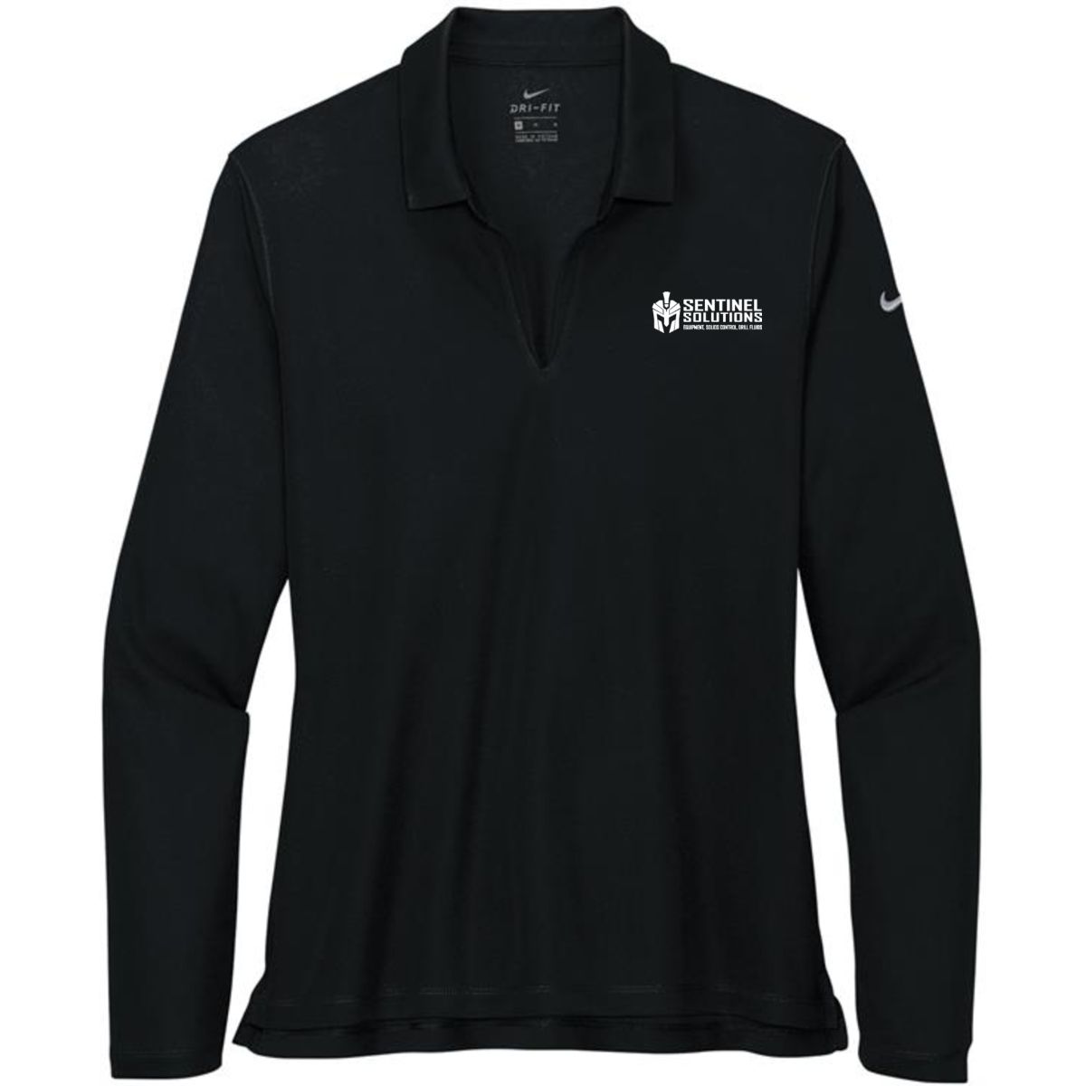 Nike Ladies Dri-FIT Micro Pique 2.0 Long Sleeve Polo - NKDC2105