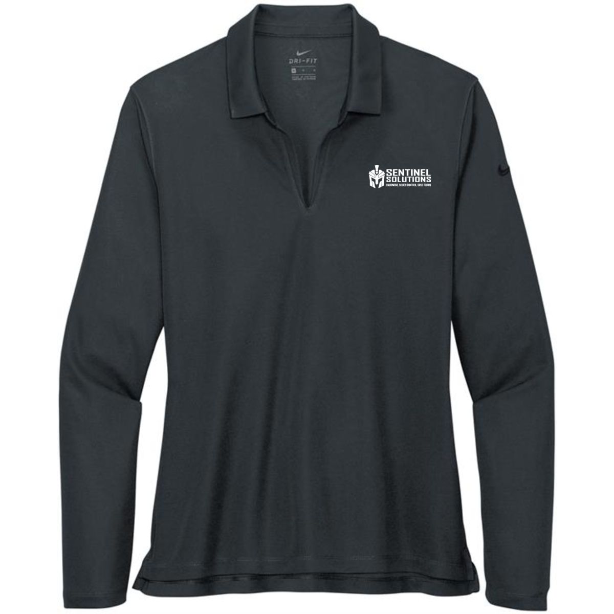 Nike Ladies Dri-FIT Micro Pique 2.0 Long Sleeve Polo - NKDC2105