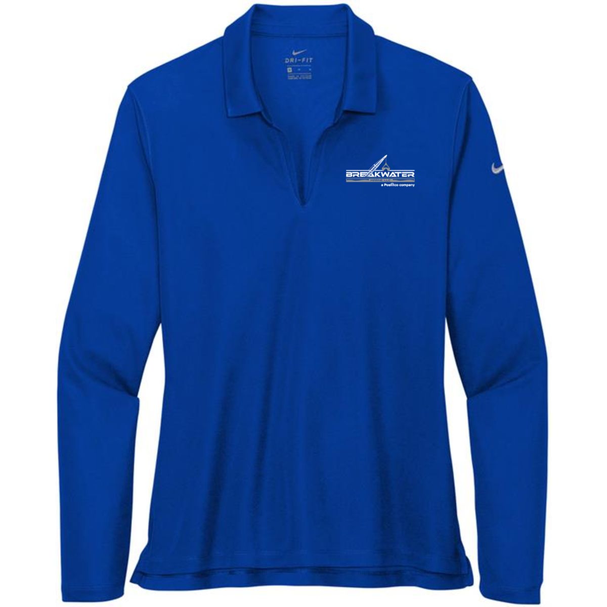 Nike Ladies Dri-FIT Micro Pique 2.0 Long Sleeve Polo - NKDC2105