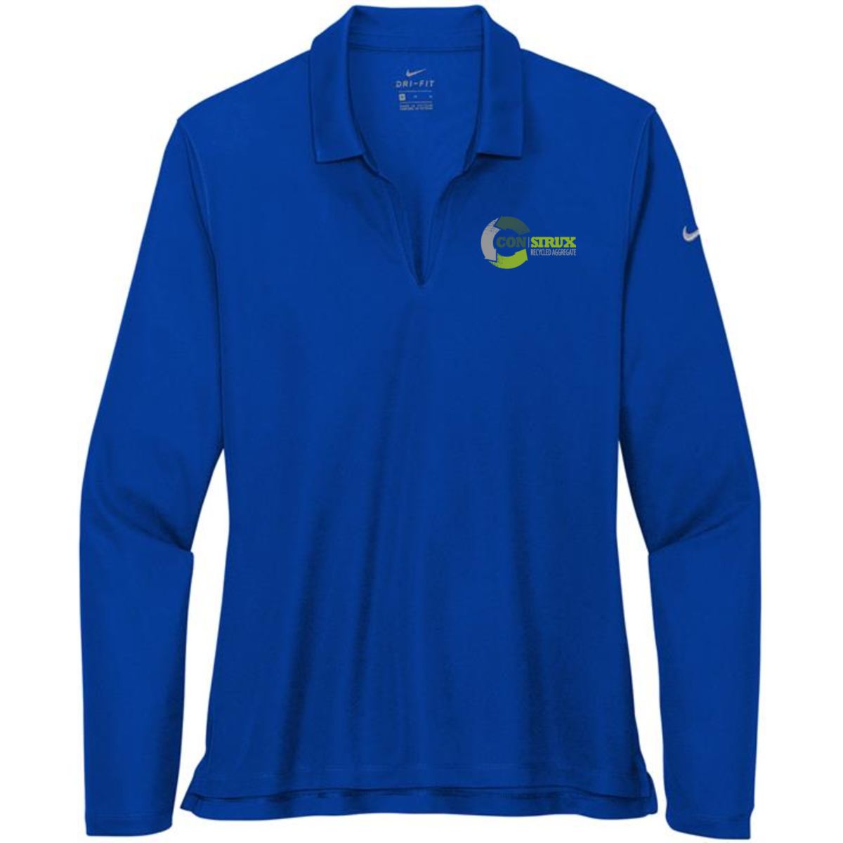 Nike Ladies Dri-FIT Micro Pique 2.0 Long Sleeve Polo - NKDC2105