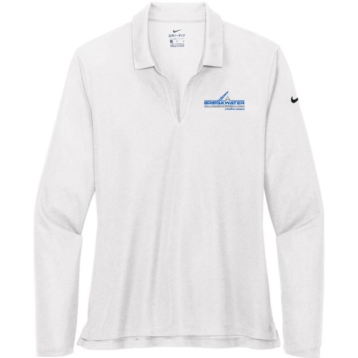 Nike Ladies Dri-FIT Micro Pique 2.0 Long Sleeve Polo - NKDC2105