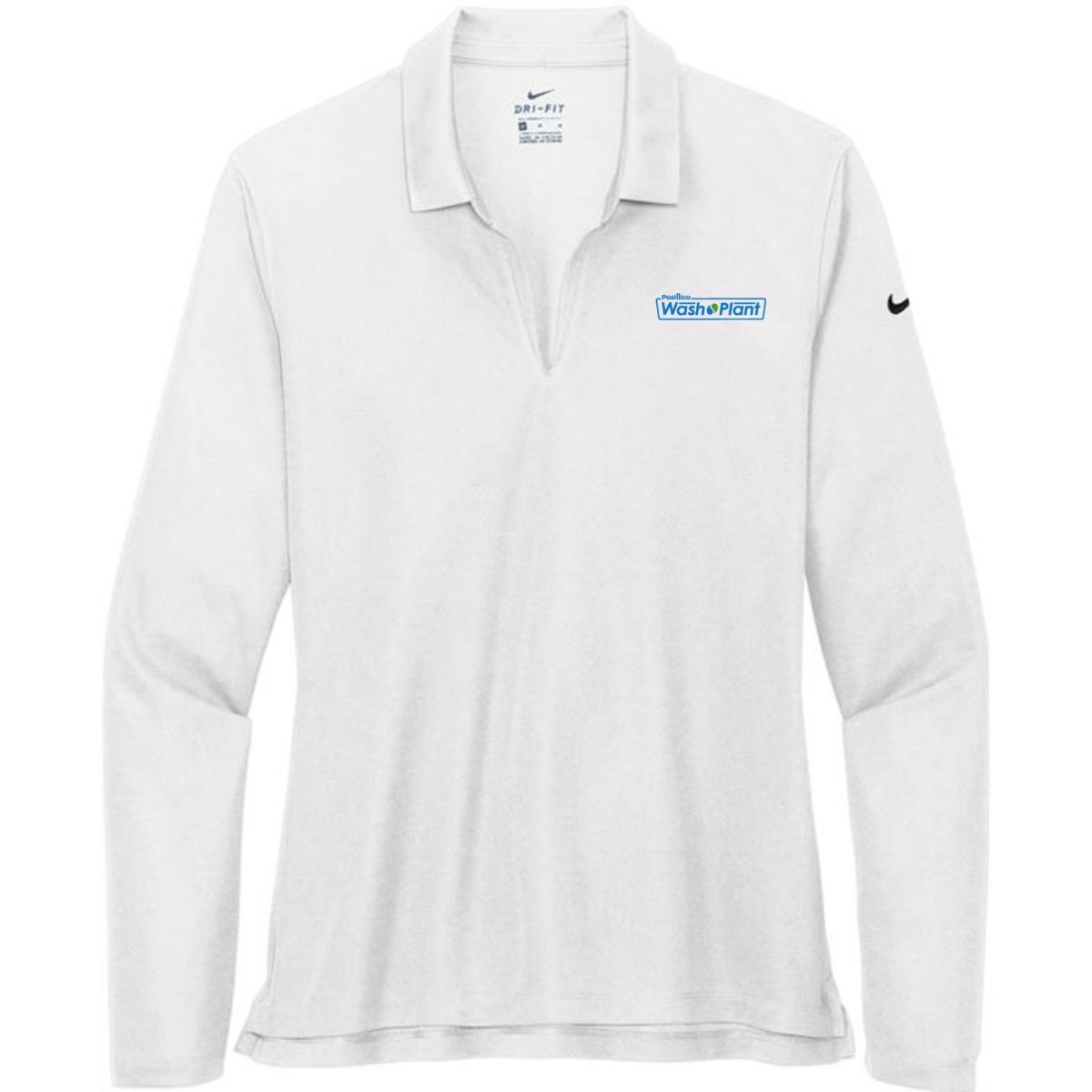 Nike Ladies Dri-FIT Micro Pique 2.0 Long Sleeve Polo - NKDC2105