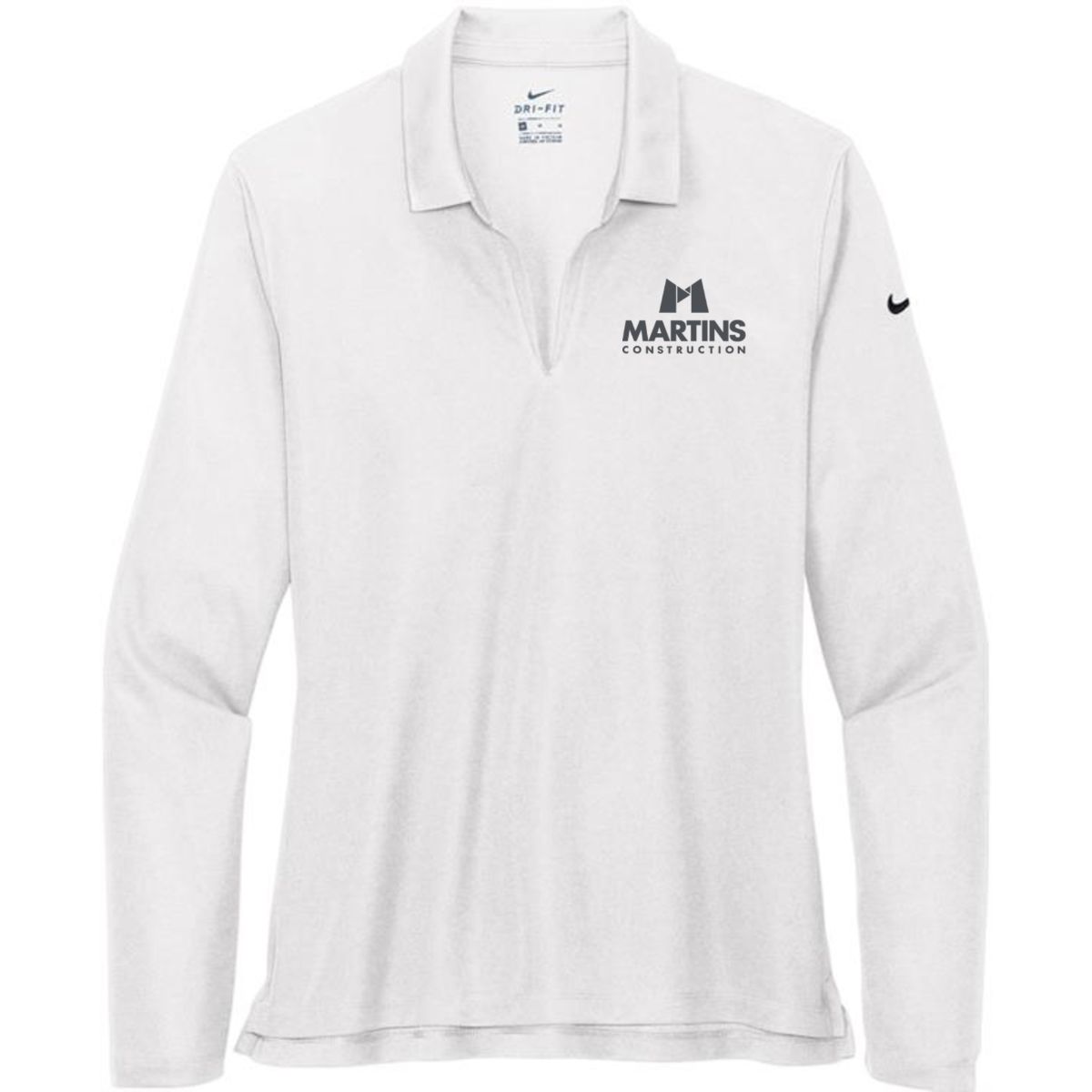 Nike Ladies Dri-FIT Micro Pique 2.0 Long Sleeve Polo - NKDC2105