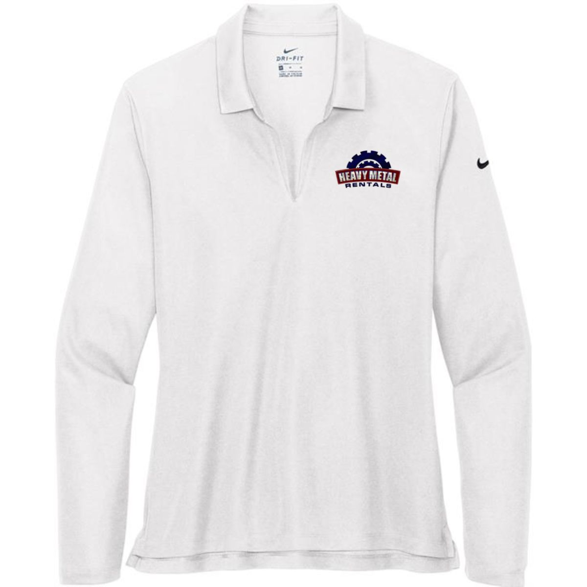 Nike Ladies Dri-FIT Micro Pique 2.0 Long Sleeve Polo - NKDC2105